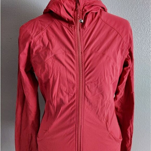 Lululemon In Flux Jacket Cranberry Reversible Size 10 - Picture 3 of 12